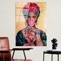Wallity UV-722 Cuadro Decorativo Multicolor en Vidrio Templado 70 x 100 cm